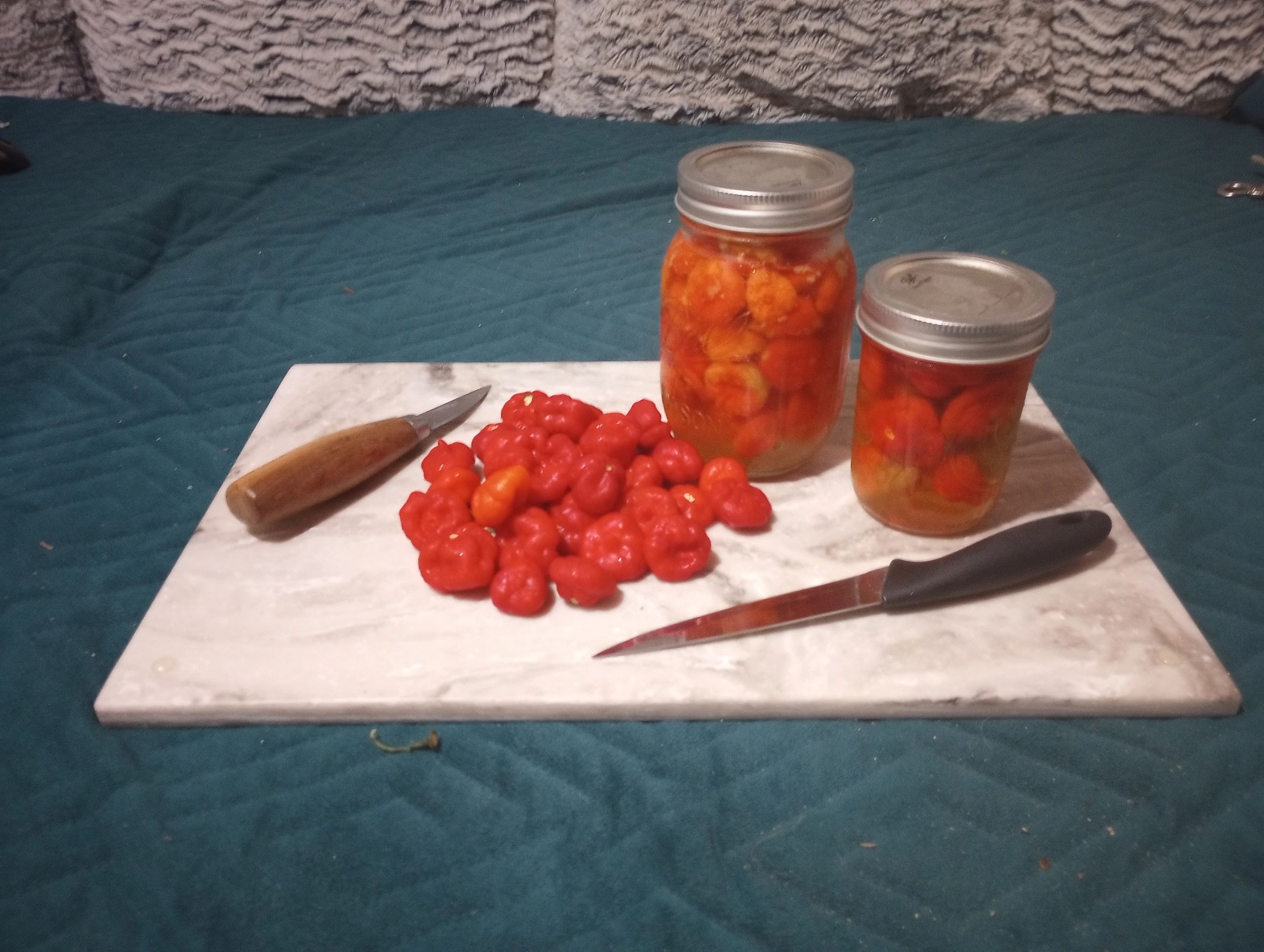 Pickled Cuban Aji Sweet Peppers (Cachucha) 8oz jar